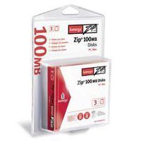 Iomega Corporation : Zip Disk, PC or MAC Format, 100MB, 3/PK -:- Sold as 2 Packs of - 3 - / - Total of 6 Each