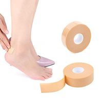 2 Roll Moleskin Self-Adhesive Blister Pads Foot Care Sticker - Anti-Slip Waterproof Multi-Purpose High-Heeled Foam Tape Adhesive Protection Shoes Insoles for Prevention and Healing