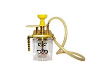 DUD Club The Mug Acrylic Hookah Single Hose Unit Color Complete Kit (Gold)