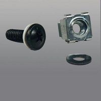 Tripp Lite SR200 SmartRack Square Hole Hardware Kit - 50 Each Cage Nuts and Bolts
