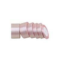 YP-fashion (25 Yards/roll) Pink Meat Single Face Satin Ribbon Gift Wrapping Christmas Ribbons,12mm