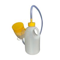 HEALLILY Men's Urine Bottle Portable Pee Bottle Urinal with Tube for Hospital Home Camping Car Travel 1700ML