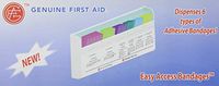 Easy Care Easy Access Bandages 6-Piece Dispenser with Mounting Hardware