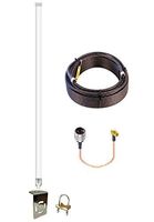 12dBi AT&T MF-279 Hotspot Router Fiberglass 4G LTE XLTE External Antenna Kit w/25ft Coax Cable