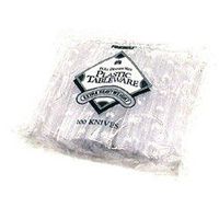 Waddington North America 430202 Clear Extra Heavyweight Plastic Knives, 7" (05-0180) Category: Plastic Knives