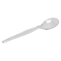 Dixie 5.75" Heavy-Weight Polystyrene Plastic Soup Spoon by GP PRO (Georgia-Pacific), Clear, TH017, (Case of 1,000)
