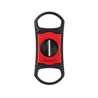 Cigar Cutter V-Cut Stainless Steel Guillotine Cut Blade High Quality with Attractive Gift Box (Red)
