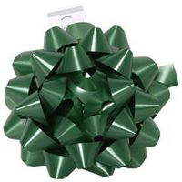 JAM Paper Gift Bows - Extra Large - 9" Diameter - Dark Green - Sold Individually