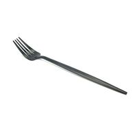 HIOFFER Flatware Set,Stainless Steel Dinnerware Set - Dinner Fork Suitable for Families, Kitchens, Hotels or Restaurants - Black,1PCS