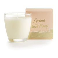 Illume Coconut Milk Mango Demi Boxed Glass, 4.8oz Candle, 4.7 oz, Clear