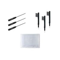 XIYU 3 pcs Vent Cleaning Tool Kit & 3 pcs Multi-Function Hearing Aid Cleaning Brush with Wax Loop Kit (Set of 6pcs with Box)