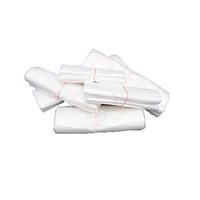 Disposable Food Bag, Takeaway Packed Handy Bag, Thick Transparent Vest Bag, White (White, Large)