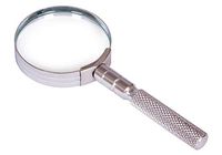 Levenhuk Zeno Handy ZH15 Lightweight Handheld Metal Reading Magnifier with Glass Optics, 6X Magnification and 1.5 in (38 mm) Lens