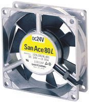 SANYO DENKI - SANACE FANS 109L0812S401 AXIAL FAN, 80MM, 12VDC, 260mA