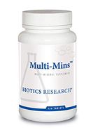 Biotics Research Multi-Mins™ - Multi-Mineral Complex, Full-Spectrum Mineral Complex, Balanced Source of Mineral Chelates and Whole Food, Phytochemically-Bound Trace Minerals, Easily Absorbed. 120 Tabs