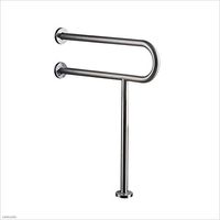 Qiqi Stainless Steel Handrail Bathroom Elderly Disabled Handrails Handrails Bathroom Handrails Toilet Handrails Brushed Face and Mirror Optional (Color : Brushed Surface, Size : 700168mm)