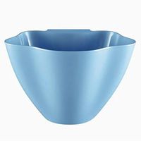 super1798 Mini Kitchen Cabinet Door Hanging Garbage Bin Can Desk Trash Storage Container Blue