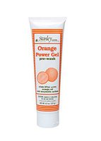 Stanley Home Products Orange Power Gel Pre Wash - Pre-Laundry Stain Remover - Color Safe & Brush Free Oil, Grease, Ink & Deodorant Spot Removal for Clothes & Sheets
