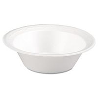 GNP82100 Celebrity Foam Bowls, 12 Ounces, White, Round, 125/Pack
