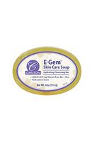 Carlson - E-Gem Skin Care Soap, Hydrating Cleansing Bar, 1000 IU Vitamin E per Bar + Aloe, Fresh Lemon Scent, 4 oz