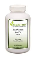 Black Currant Seed Oil - Essential Fatty Acid 140 mg of Natural Sourced GLA - 1,000 mg, 60 Gel caps