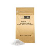 Pure Organic Ingredients Methylsulfonylmethane MSM Powder (2 lbs, ½ TSP per Serving), 100% Pure, May Support Joint & Connective Tissue Health, Respiratory & Digestive System Support