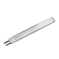 uxcell Leather Prong Punch,White Steel 5mm 2 Prong DIY Craft Handwork Tools Hole Chisel Graving Stitch Punch