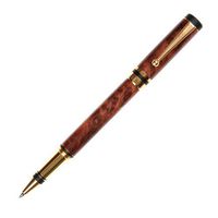 Elite Rollerball Pen - 24kt Gold - Redwood Lace Burl