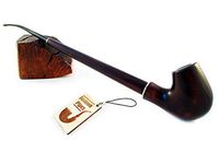 Churchwarden Tobacco Pipes of Pear Root, Wood Pipe "LORD OF THE RINGS" 13 inch/33 cm. Carving Handmade