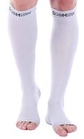 Doc Miller Open Toe Compression Socks - 20-30mmHg Support (2 Pair S)