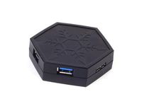 Silverstone Tek 4 Port SuperSpeed USB 3.0 HUB with Battery Charge 1.2 Compliant and Built-in Magnet (EP01B)