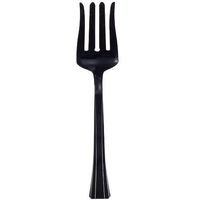 Lillian Plastic Salad Serving fork, 1 Unit, Black