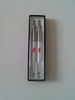 Parker Pen and Pencil Set with Burmese Anti-Japanese Resistance Flag 1943-1945 (Period Piece) (Vintage Product)