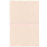 JAM Paper Stardream Foldover Card - 4 1/4" x 5 1/2" - Metallic Coral Off White - 50/Pack