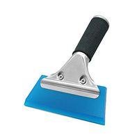 GUGUGI 7 Inch Length Car Wrap Squeegee Rubber Squeegee Shower Squeegee Ice Scraper Rubber Water Blade with Non-Slip Handle for Auto Window Tinting, Windshield, Glass Door Cleaning