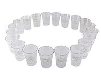 Party Shot Glasses for Bachelorettes and Birthdays - Cheers Bches - 2 oz Plastic Shooters - 100 Pack