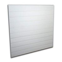 Proslat White 16 square foot Heavy Duty Slatwall Organizer Panel