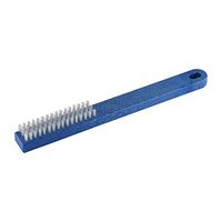 Cutting Edge - Cleaning Brushes, 8.66" Long, Autoclave Reusable, Extra Rigid Brush, Blue, PKG (3)