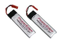 PowerEdge 550mAh 3.7V 1S Single Cell 25C LiPoly 2-Pack