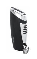 Vertigo by Lotus Jazz Single Torch Flame Cigar Lighter Black