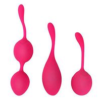Ben Wa Balls Kegel Exercise Weights Doctor Recommended for Bladder Control and Pelvic Floor Exercises Set of 3 Premium Silicone Kegel Balls Lelo with Training Kit for Women Beginners & Advanced