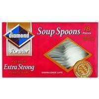 Heavy-duty Plastic Soup Spoons by Jarden