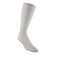 JOBST for men knee high 15-20 mmHg Compression Socks, Closed Toe, Large, White