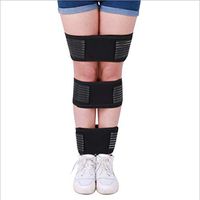 Adult Leg Band, O-Leg X-Leg Correction Belt, Straight Leg Leggings with Stovepipe Collar Leg Aligner (Optional),Black,L