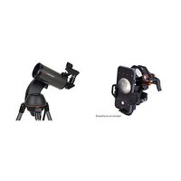Celestron NexStar 90SLT Mak Computerized Telescope (Black) with NexYZ 3-Axis Universal Smartphone Adapter
