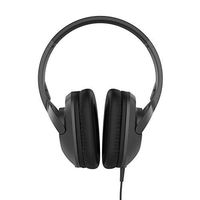 Koss UR42iK Over-Ear Headphones, in-Line Microphone and Touch Remote Control, Detachable Dual Choice Entry Cord, Wired with 3.5mm Plug, Dark Grey and Black