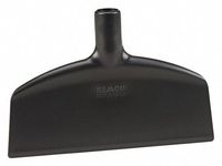Remco 29119 Black Beveled Nylon Blade Stiff Floor Scraper, 6.75" L x 10.25" W