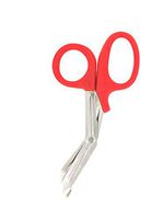 EMT Shear, Paramedic Scissors, Rescue, Trauma, First Aid, EMS, First Responder, Nurses, Emergency Medical Surgical (5.50", RED)