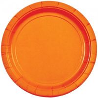 Pans Pro Party Colors 9" Round Dinner Paper Plate's (60, Orange)