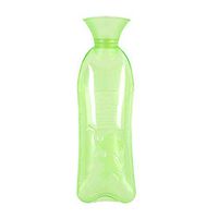 YUN Thick PVC Water Injection Hot Water Bottle Strips Cute Irrigation Water Warm Bag Explosion-Proof Hand Warmers (Color : Green)